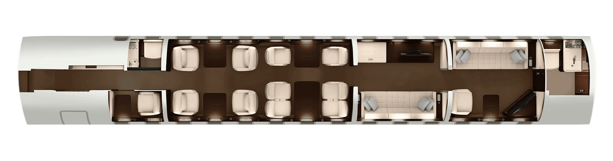 Global 7500 floorplan