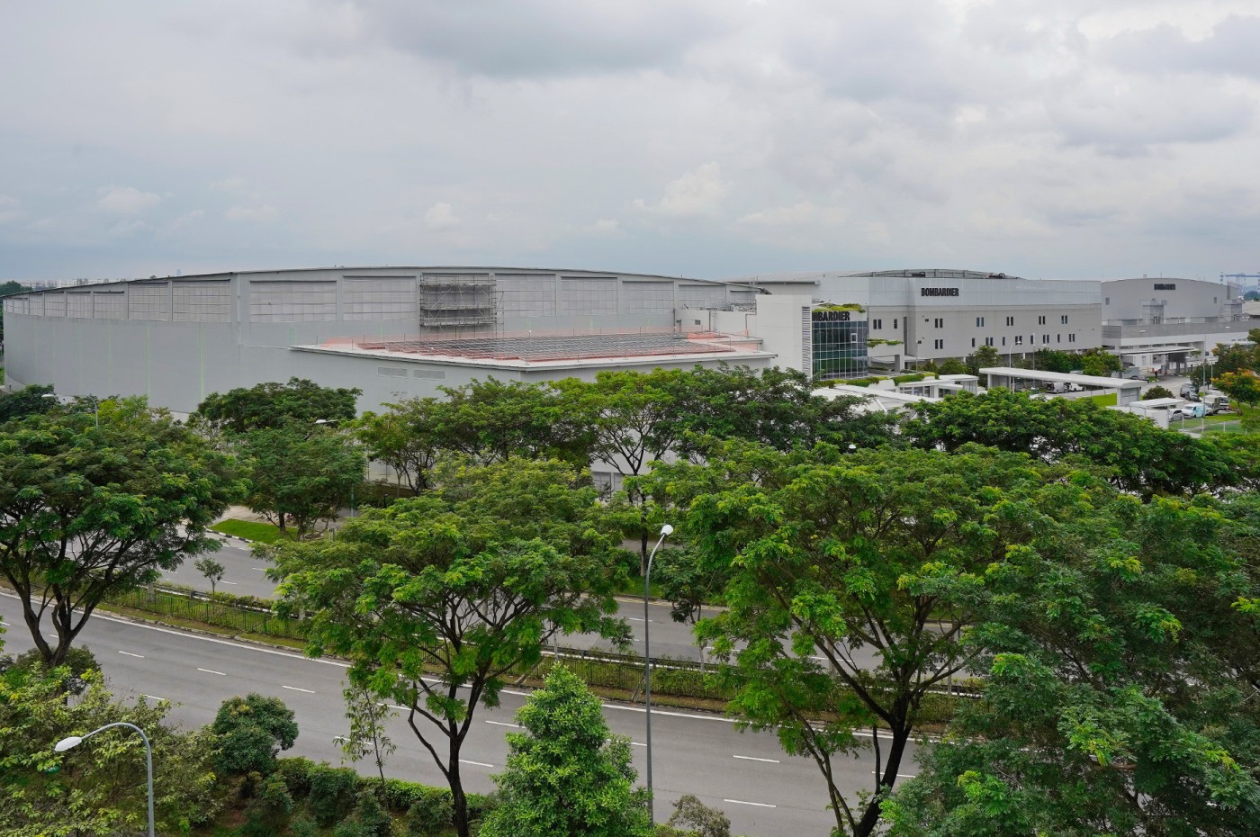 Centre de service de Singapour Vue aérienne