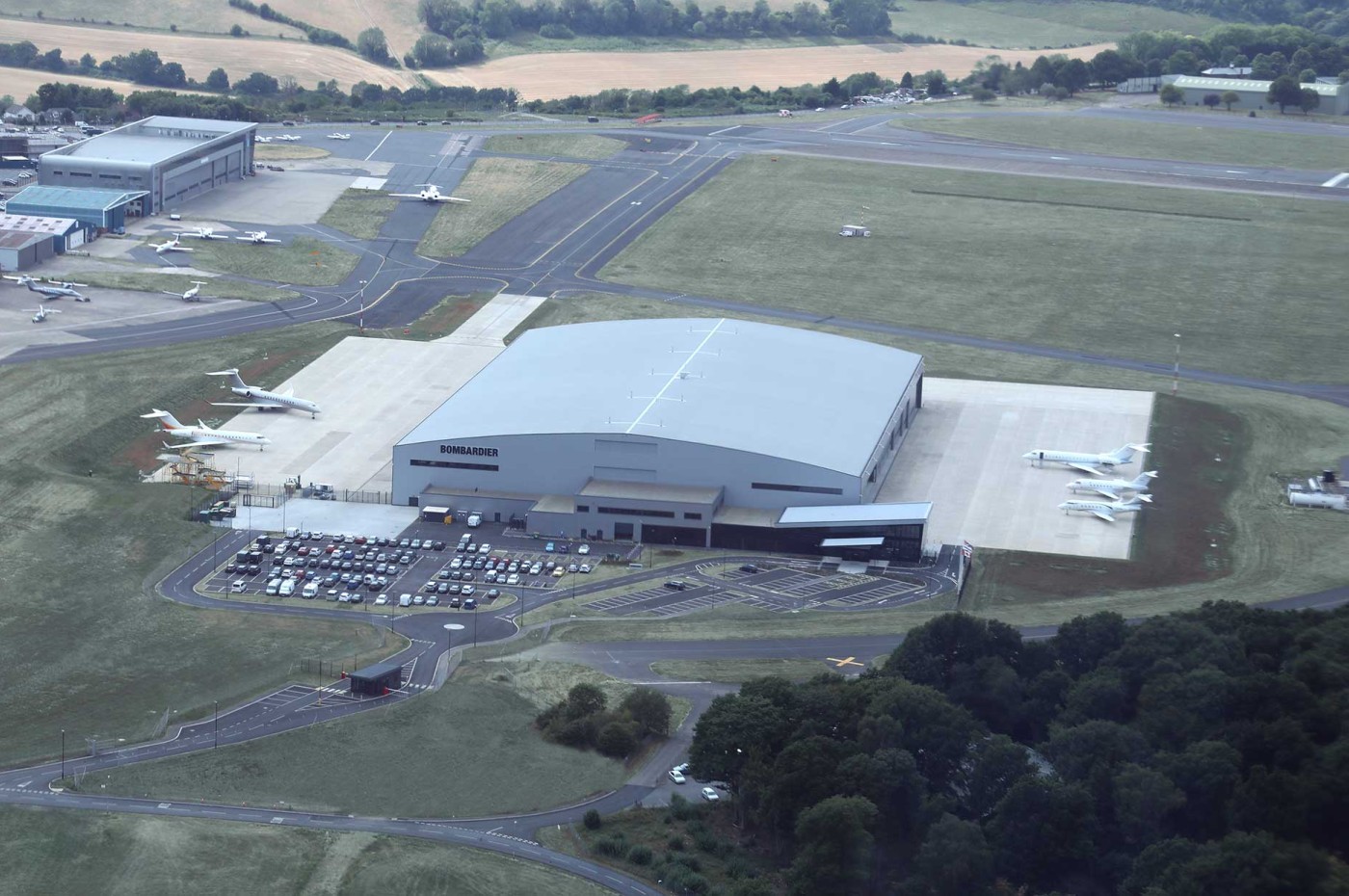 London Biggin Hill Service Centre aerial view