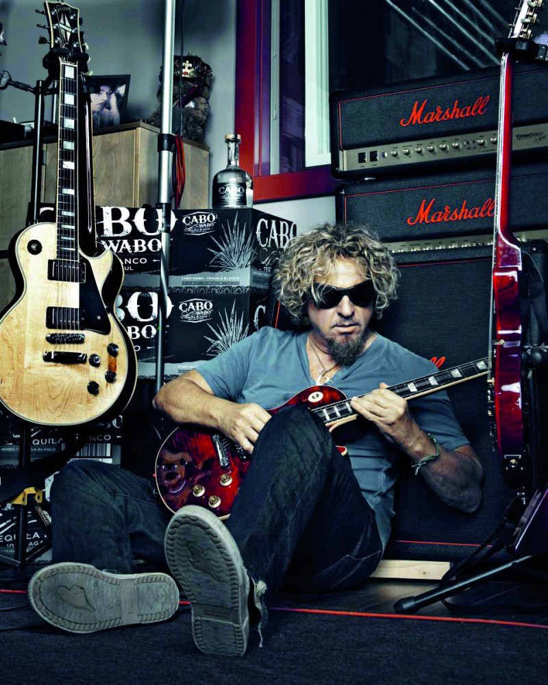 Sammy Hagar et sa guitare