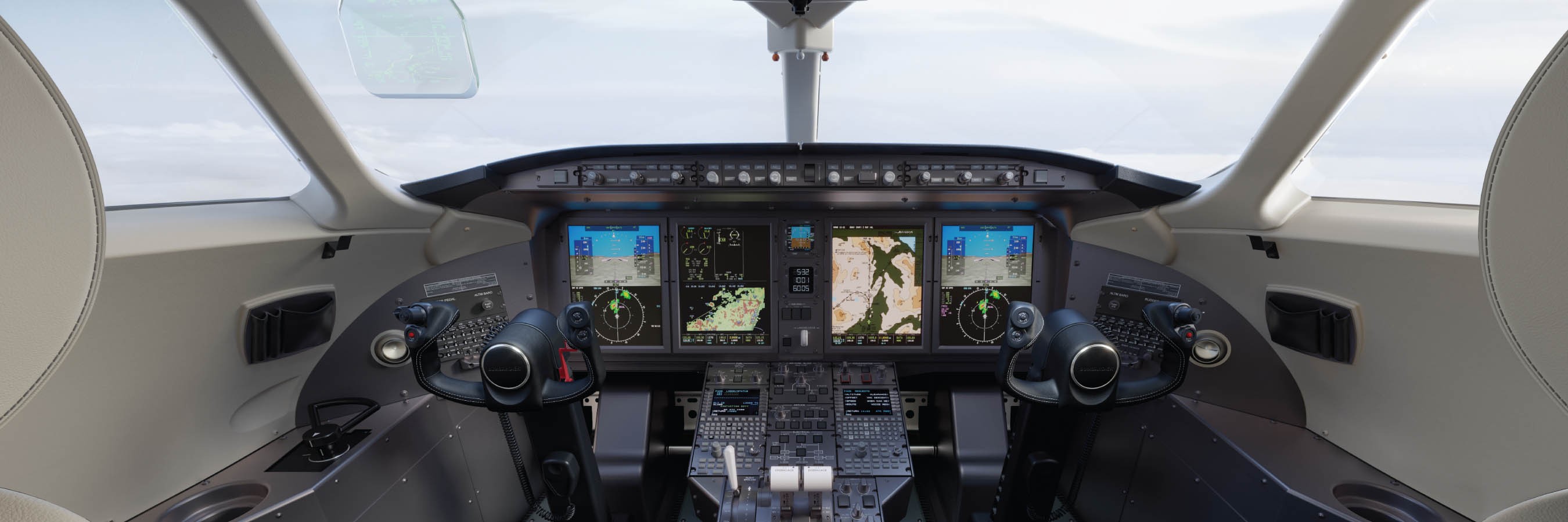 Challenger 3500 cockpit